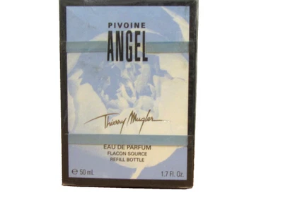 Thierry Mugler Pivoine Angel Perfume Mujer 1.7oz EDP Recarga Botella Sello Salpicaduras Foto 1 de 3