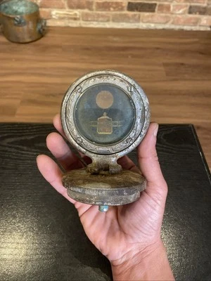 Antiguo Vintage Boyce Moto-Meter Radiador Temperatura Adorno Tapa Avión Logo Foto 1 de 4