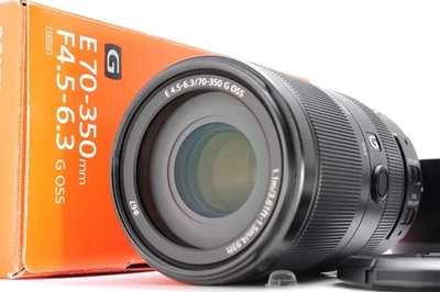 SONY E 70-350mm F/4.5-6.3 G OSS SEL70350G Lens for SONY E Mount w/Box-Near Mint- - Image 1 of 4