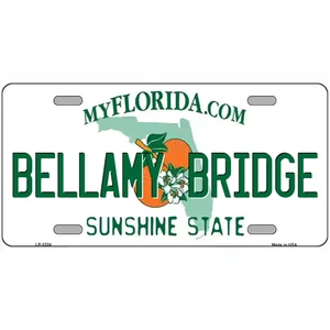 Bellamy Bridge Florida Metal Sign - Imagen 1 de 1