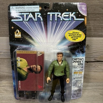 Captain James T. Kirk Star Trek Original TV Series SEALED VINTAGE 1996 w/ Card - Image 1 of 3
