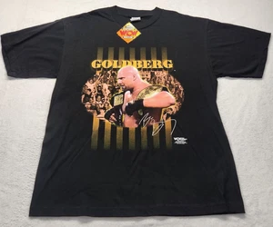 Vintage WCW Goldberg Shirt Mens 2XL Black Wrestling T-Shirt Tee 1998 Y2K New WWE - Picture 1 of 8