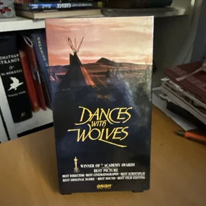 Dances with Wolves (VHS, 1990) Sealed Brand New Orion Watermark Gradable Copy - Picture 1 of 6