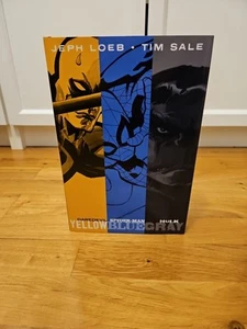 Yellow Blue and Gray Oversized Hardcover by Loeb (Unread Excellent Condition) - Picture 1 of 7