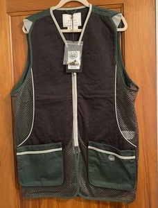 Beretta Shooting Vest NWT Silver Pigeon LARGE GT212 Hunter Green / Black - Picture 1 of 9