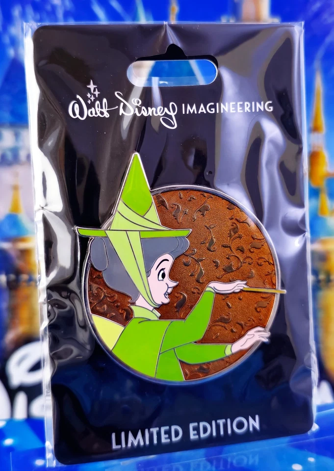 Disney WDI Heroes Pin - Fauna LE 250 NEW Sleeping Beauty Heroine Profile - Image 1 of 1