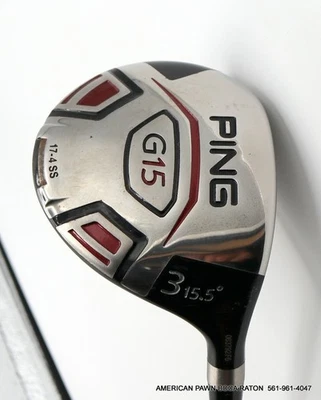 Ping G15 Fairway Wood 3 Wood 3W 15.5° Graphite TFC 149 Regular RH - Image 1 of 4