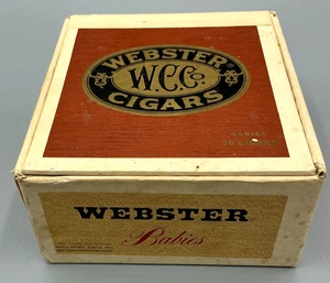 Webster Babys Zigarrenkiste - 4 3/4" x 4 1/2" x 2 1/4" nur Schachtel - Bild 1 von 8