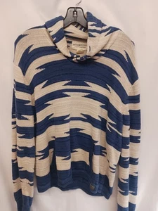 Denim & Supply Ralph Lauren Women’s LG Cardigan Blue Forest Patchwork  - Picture 1 of 4