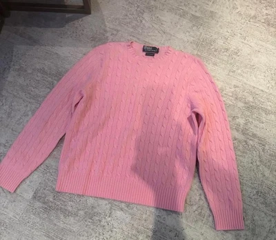 Suéter Polo de Ralph Lauren Rosa Cachemira Excelente Estado, Talla Grande Foto 1 de 3