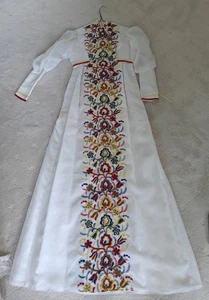Vintage Maxi Kleid bestickt - Bild 1 von 15