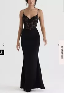 House of cb Cara Corset Illusion Lace Underwire Cocktail Dress Size L+ Plus Cup - Picture 1 of 6