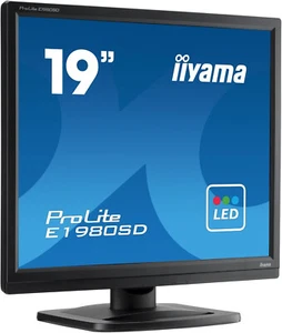 iiYama ProLite B1980SD 19" 5:4 Ratio Monitor VGA DVI 60hz 1280 x 1024 CCTV - Picture 1 of 14