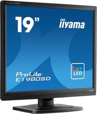 iiYama ProLite B1980SD 19" 5:4 Ratio Monitor VGA DVI 60hz 1280 x 1024 CCTV - Image 1 of 4