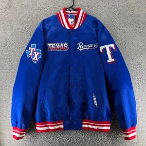 Texas Rangers Pro Standard Official Licensed MLB Blue Bomber Jacket Men's 2XL - Picture 1 of 15