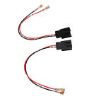 SPG Pair 12V 3A 10W Car Door Speaker Wiring Harness Adapter With Plug