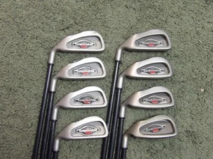 LH Callaway Big Bertha 1996 Irons 3-PW Firm Flex Graphite Very Nice!! - Picture 1 of 6