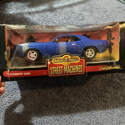 American Muscle Street Machines '70 Plymouth 'Cuda 1:18 New In Box - Image 1 of 4