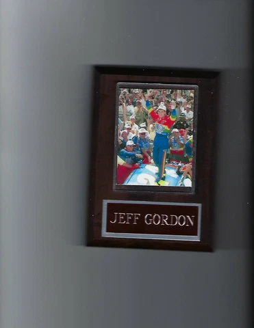 JEFF GORDON PLAQUE NASCAR AUTO RACING BUSCH Cover