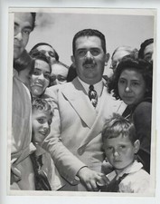 MEXICAN GENERAL LAZARO CARDENAS 1939 ORIGINAL  PHOTO MEXICO VINTAGE 7X9