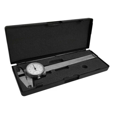 Stainless Steel Dial Caliper 4''  Shockproof .001'' Graduation - Image 1 of 4