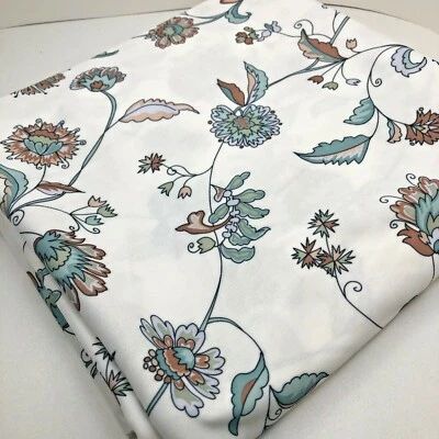 VINTAGE FABRIC STRETCH KNIT 2 Yds x 62” w FLORAL PATTERN  ORIGINAL DTI 2-WAY - Image 1 of 4