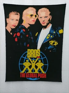 BROS  The Global Push 88  -  Vintage Original Backpatch anni 80 - Picture 1 of 2
