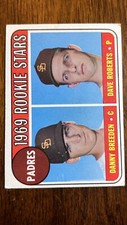 1969 Topps Padres Rookie Stars Danny Breeden Dave Roberts #536