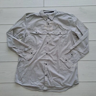 Pepe Jeans Men´s Regular Fit Solid Long Sleeves Casual Shirt Grey Size XL - Image 1 of 4