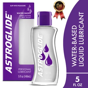 Astroglide Liquid Water Based Personal Lube, for Men, for Women, Condom Compatib - Picture 1 of 7