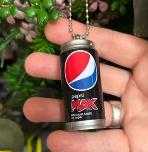 Handmade PEPSI MAX CAN BAUBLE car hanger HANGING decoration CHRISTMAS tree GIFT - Picture 1 of 3