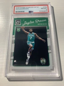2016 Donruss Optic Jaylen Brown RC Celtics PSA 8 - Picture 1 of 2