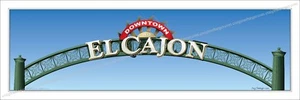 Neon,Sign,San Diego,Neighborhood,Travel,El Cajon,street arch,Big Box, - Picture 1 of 2