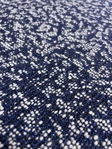 3.5 yds Zimmer & Rohde Rooftop FR Navy Blue  & White Upholstery Fabric MSRP $556 - Picture 1 of 11