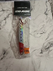 1PC Metal Jig Slow Jigging 100g Saltwater Fishing Lure Hard Bait Hook - Picture 1 of 1