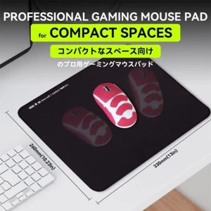 Gaming Mouse Pad Mouse Mat For Gamers And Designers Enhances Movement Black - Afbeelding 1 van 8