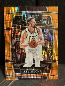 2021-22 Panini Select Kevin Love Orange Flash Prizm Concourse #60 Cavaliers B - Picture 1 of 2
