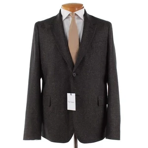 Paul Smith NWT Wool / Silk Blend Sport Coat 54 (44 US) Green w/ Multicolor Fleck - Picture 1 of 13