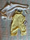 NWT Lee Middleton Doll White Shirt & Yellow Overall