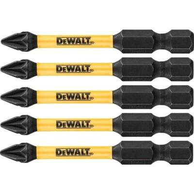 DeWALT impact driver Bits 5pcs PZ1 pozi 1 EXTREME FlexTorq 50mm fit Makita bosch