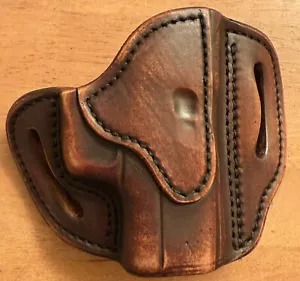 1791 Glock 43, 43x Mini Slide (Right) Brown Leather Holster - Picture 1 of 5