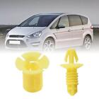 2-4pack Mounting Clips Copilot Fuse Box Cover Plate Clips for Ford S-max Yellow