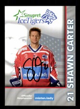 Shawn Carter Ice Tigers 2007-08 Ice Hockey Original Signed + A 227653