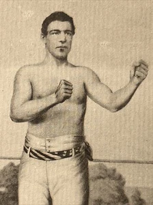 BOXERS Currier & Ives Boxing Sports Art Print 1930 Morrissey & Sayers UK FIGHT - Picture 1 of 6
