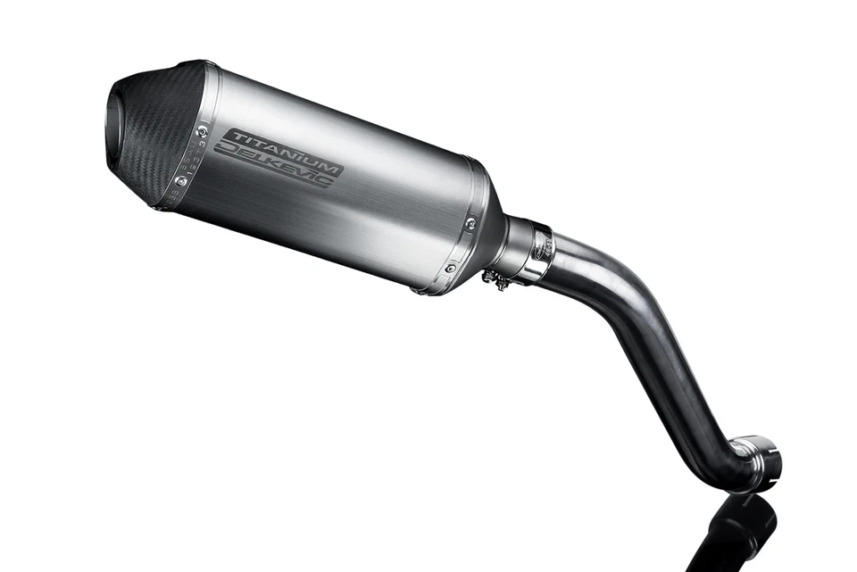 Silenciador escape Honda CBR1000RR Delkevic Slip On 10" Titanio XOval 17-21 Foto 1 de 3