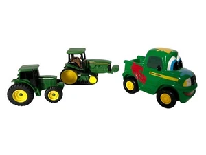 Ertl John Deere Diecast Lot of 3 Peter Pickup Tracked Tractor Farm Equipment - Picture 1 of 10