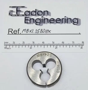 M8 x 1.25mm Metric Button Die, HSS. Por las mejores marcas. - Imagen 1 de 12
