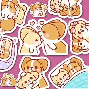 Corgi Adesivi Diario, Adesivi Kawaii, Adesivi Planner Carini, Adesivi Cane - Foto 1 di 4