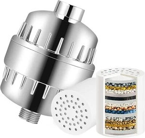18 stage Shower Filter Removes Chlorine Harmful Substances Consistent Hard Water - Picture 1 of 8