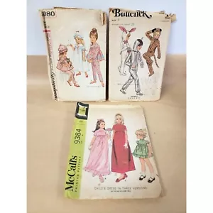 3 1960er Little Girls Größe 4 Simplicity McCalls Butterick Muster Vintage - Bild 1 von 7